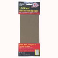 Aluminum Ox 1/3 Sheet 60grit 6pk 1 Aluminum Ox 1/3 Sheet 60grit 6pk
