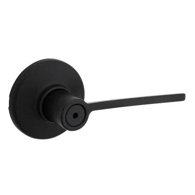 2-3/8 To 2-3/4-Inch Backset Matte Zinc Bed And Bath Lever 3 2-3/8 To 2-3/4-Inch Backset Matte Zinc Bed And Bath Lever