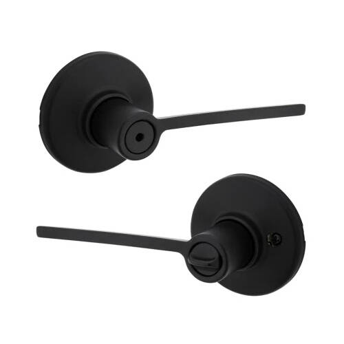 2-3/8 To 2-3/4-Inch Backset Matte Zinc Bed And Bath Lever 4 2-3/8 To 2-3/4-Inch Backset Matte Zinc Bed And Bath Lever