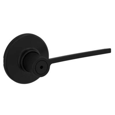 2-3/8 To 2-3/4-Inch Backset Matte Zinc Bed And Bath Lever 5 2-3/8 To 2-3/4-Inch Backset Matte Zinc Bed And Bath Lever