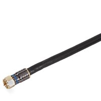 12-Foot Black RG6 Coax Cable 1 12-Foot Black RG6 Coax Cable
