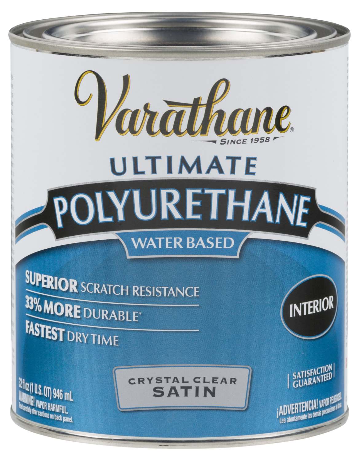 1-Quart Satin Water Based Ultimate Polyurethane