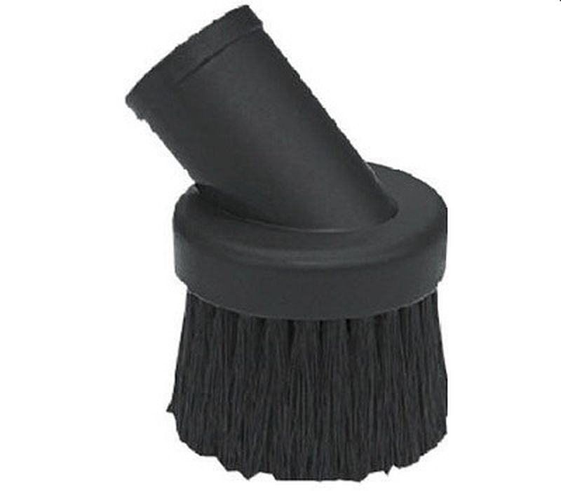 1-1/4-Inch Round Black Dusting Brush
