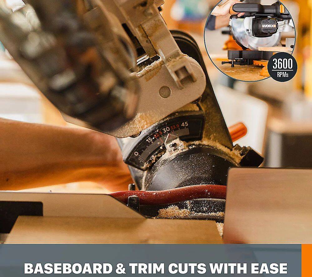 Rockwell Power Share Nitro 20-Volt Cordless Sliding Miter Saw 4 Rockwell Power Share Nitro 20-Volt Cordless Sliding Miter Saw