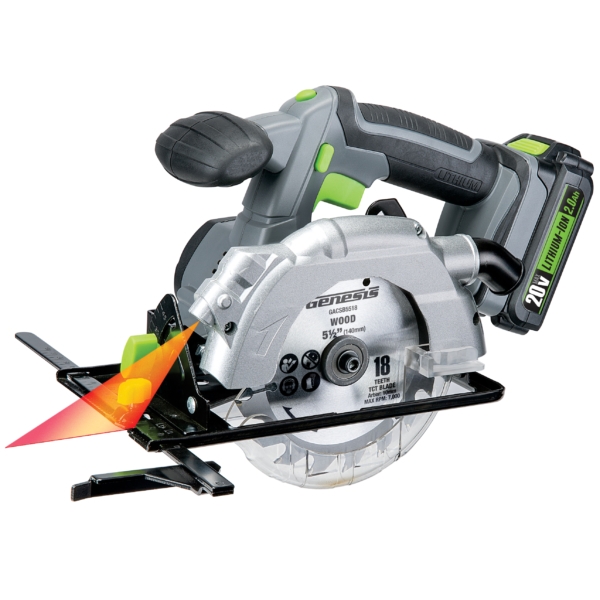 20-Volt Lithium-Ion 5-1/2-Inch Circular Saw 3 20-Volt Lithium-Ion 5-1/2-Inch Circular Saw