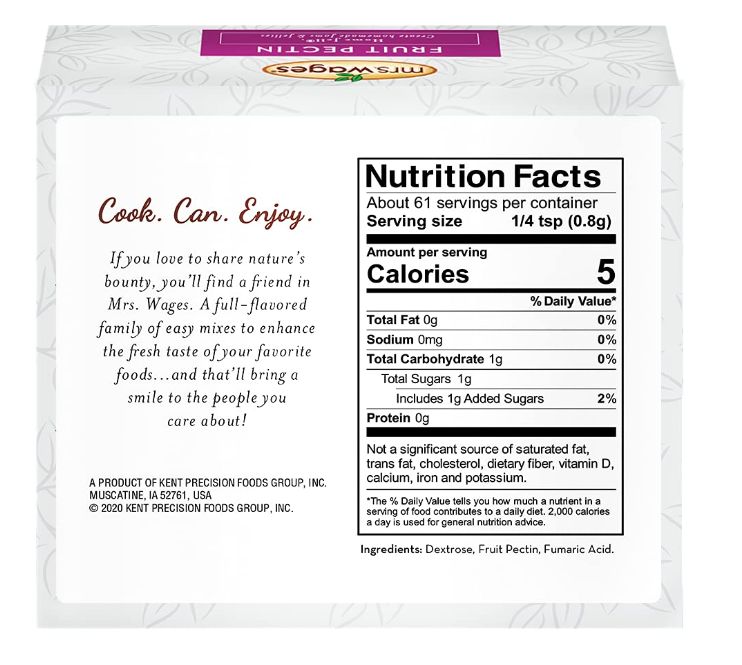 1-3/4-Ounce Fruit Pectin Home Jell 1 1-3/4-Ounce Fruit Pectin Home Jell