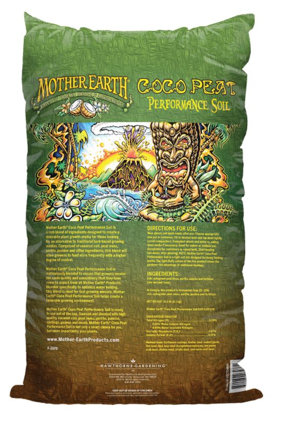 1-1/2-Cu. Ft. Coco Peat Performance Potting Soil, 0.05-0.07-0.01