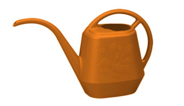 144-Ounce Aqua Rite Earthy Yellow Watering Can