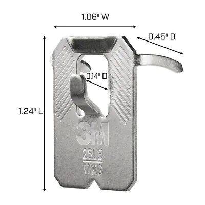 Claw, 25-Pound, Drywall Picture Hanger, 4-Count