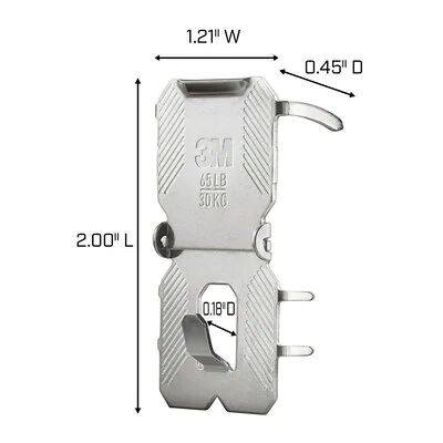 Claw, 65-Pound, Drywall Picture Hanger, 2-Count