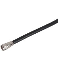 6-Foot Black RG6 Coaxial Cable