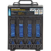 1 in x6 ft Cam Buckle Tie Down 4pk
