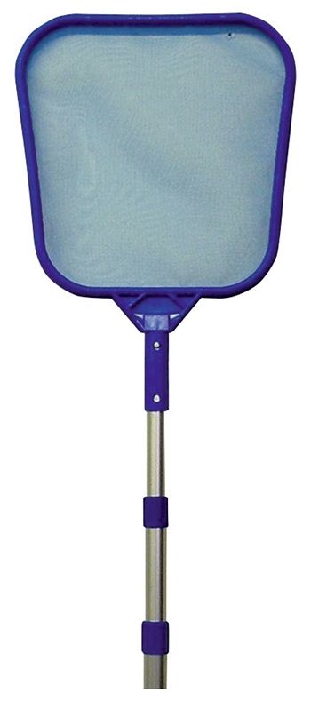 9-Foot Deluxe Pool Leaf Skimmer And Rake With Telepole 2 9-Foot Deluxe Pool Leaf Skimmer And Rake With Telepole