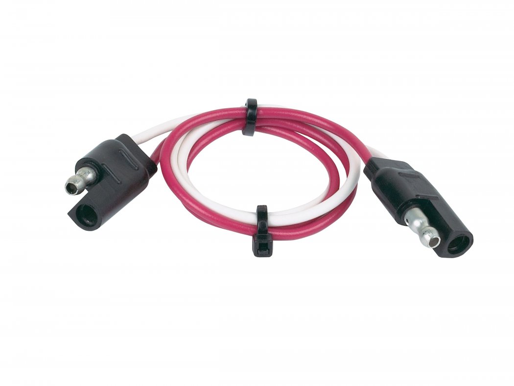 2 Pole Flat Weatherproof Trailer Connector Set