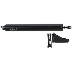 Black Steel Door Closer, 90-Degree Opening
