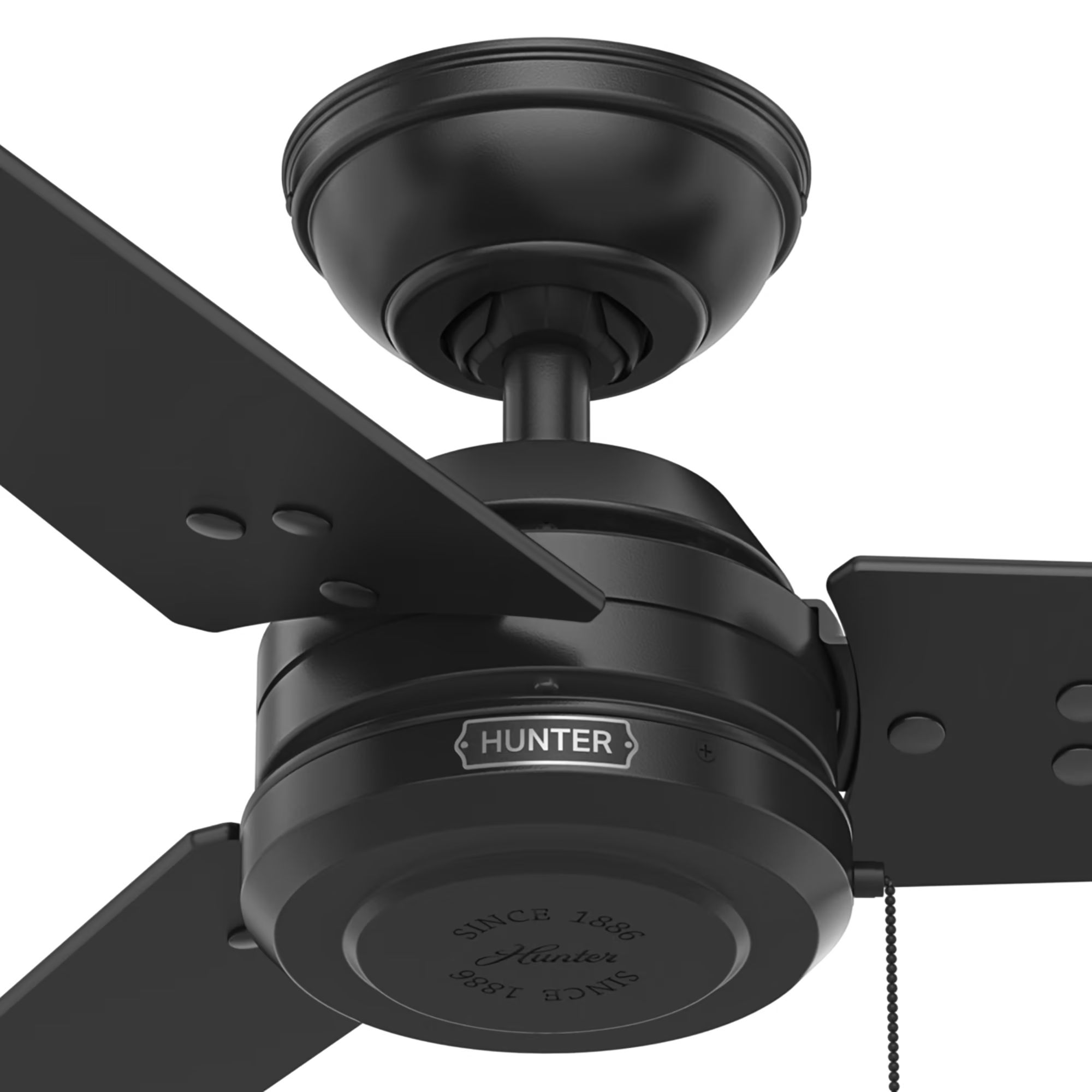 Cassius 52-Inch Matte Black Outdoor 3-Blade Ceiling Fan 8 Cassius 52-Inch Matte Black Outdoor 3-Blade Ceiling Fan