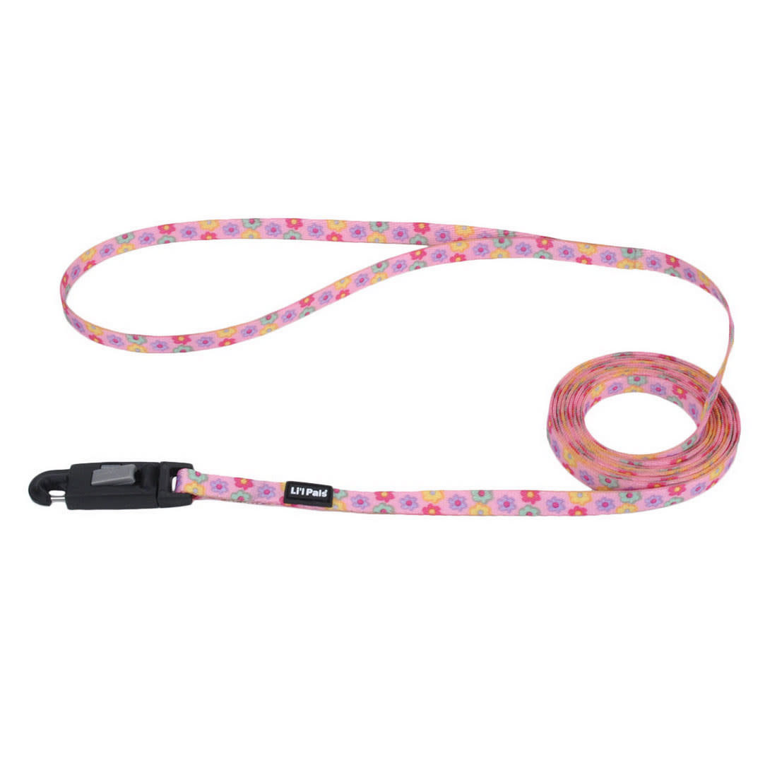5/16-Inch X 6-Foot Lil' Pals Dog Leash, Daisies