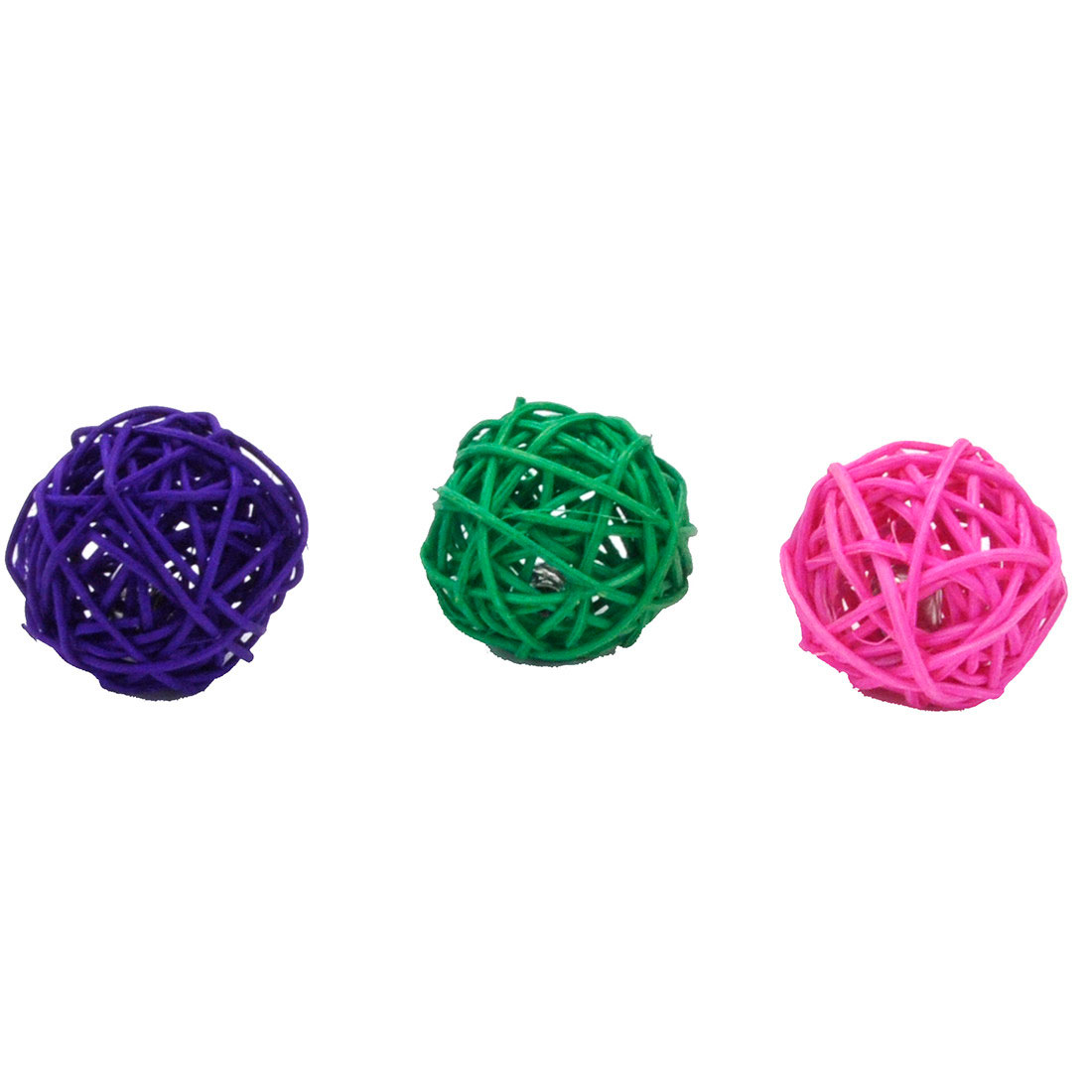 1-3/4-Inch Wicker Ball Cat Toy