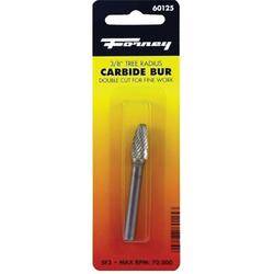 Burr, Tungsten Carbide Cutting Edge, Tree Radius Shank, 1/4 In Shank 1 Burr, Tungsten Carbide Cutting Edge, Tree Radius Shank, 1/4 In Shank