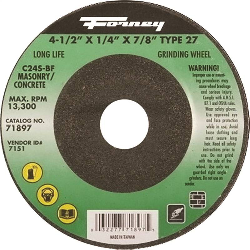 4-1/2-Inch Type 27 Circular Shape Depressed Center Grinding Wheel 1 4-1/2-Inch Type 27 Circular Shape Depressed Center Grinding Wheel