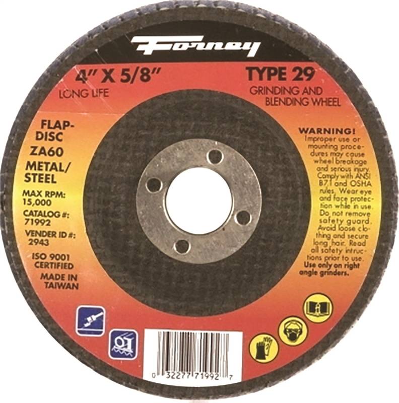 4-Inch Type 29 Circular Shape Depressed Center Flap Disc 1 4-Inch Type 29 Circular Shape Depressed Center Flap Disc