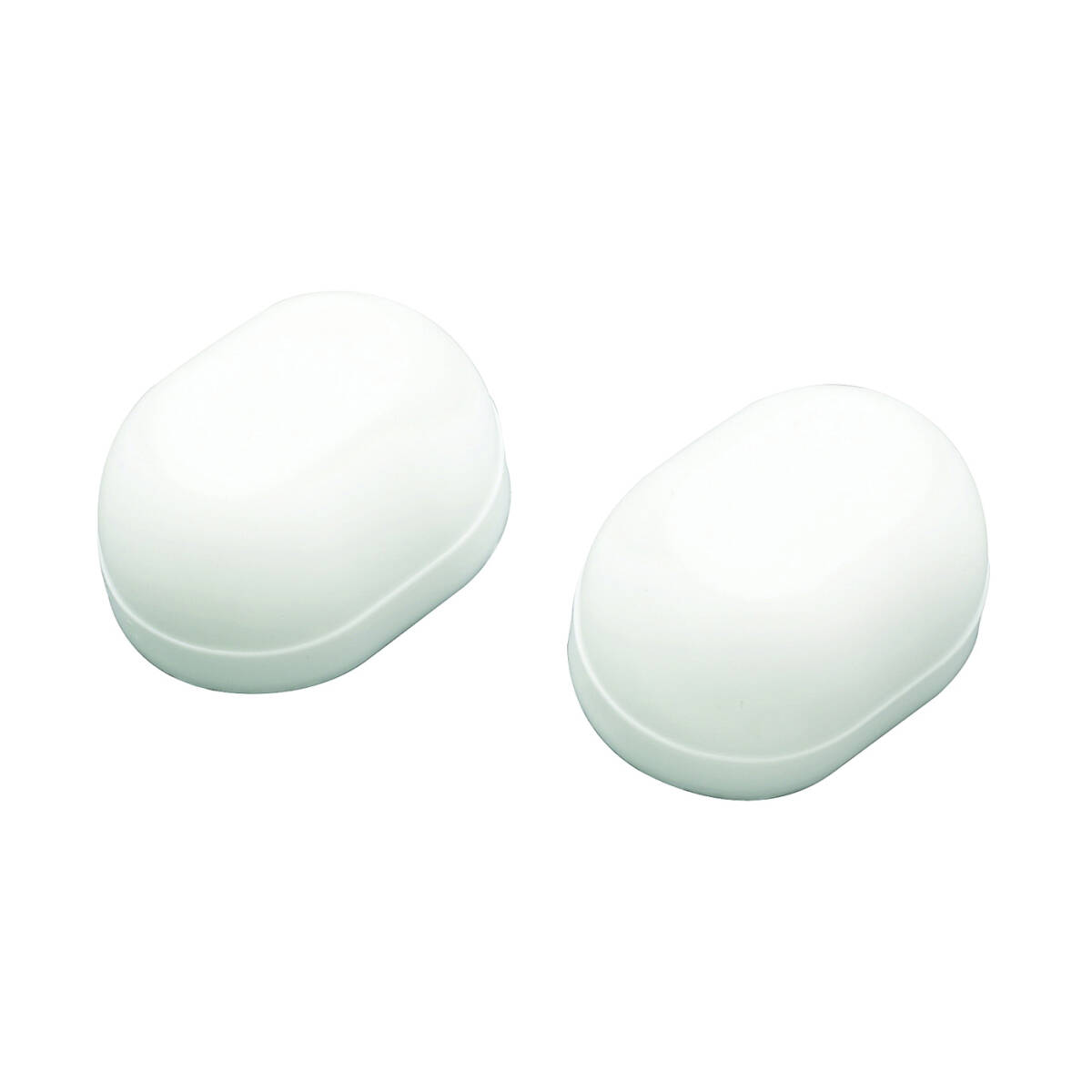White Plastic Bolt Caps