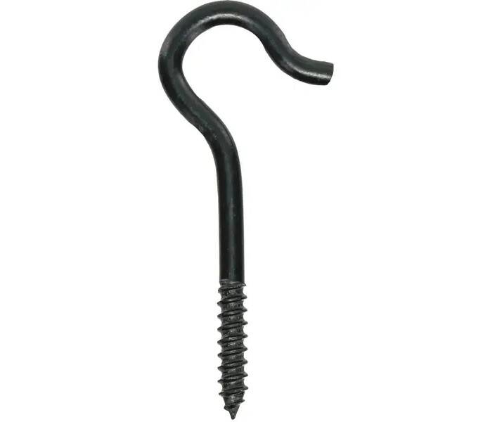 Hardware Essentials™ Ceiling Hook Black .225-Inch X 3-7/8-Inch Flagged 1 Hardware Essentials™ Ceiling Hook Black .225-Inch X 3-7/8-Inch Flagged
