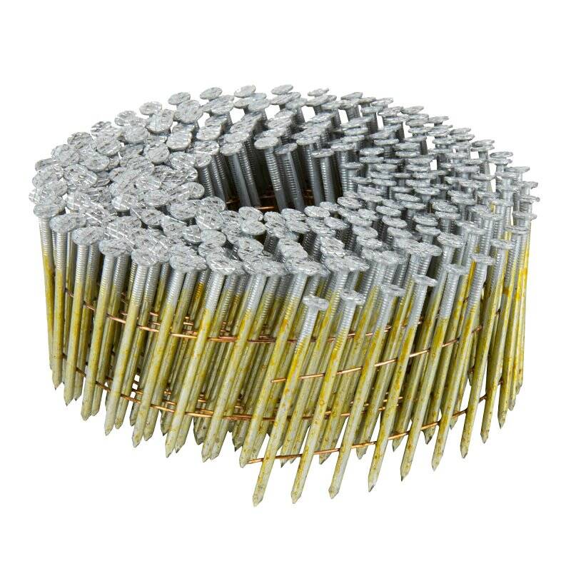 2-1/4-Inch Electro-Galvanized Full Round Head Siding Nail Ring Shank