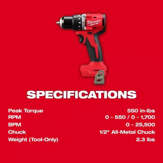 M18 4 Tool Combo Kit with Battery and Charger 7 M18 4 Tool Combo Kit with Battery and Charger