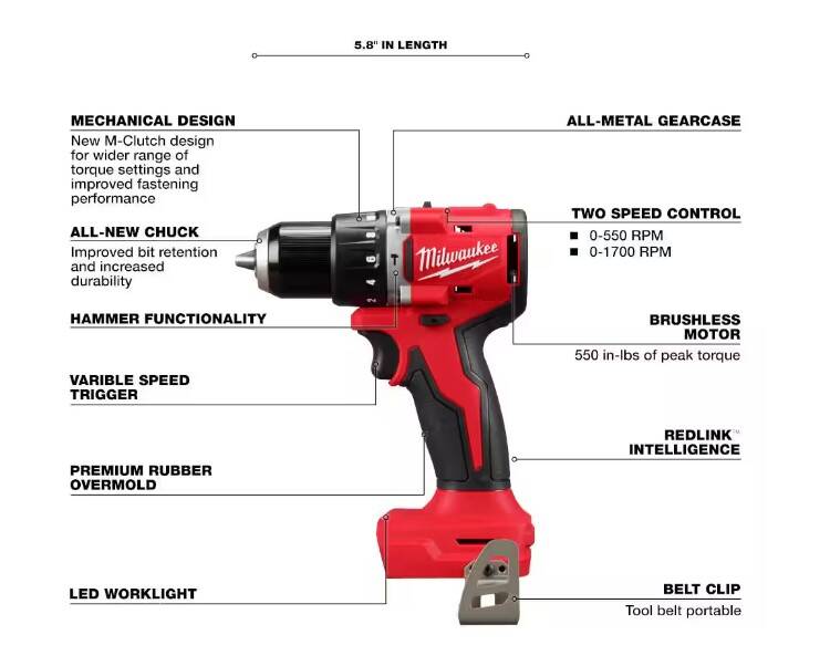 M18 4 Tool Combo Kit with Battery and Charger 8 M18 4 Tool Combo Kit with Battery and Charger
