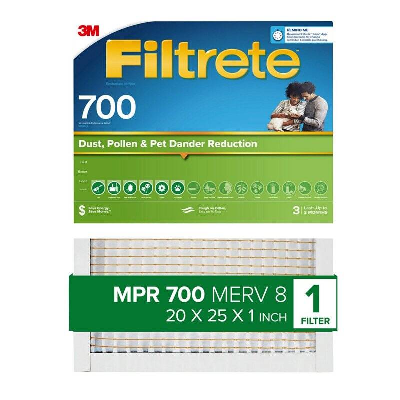 20x25x1 - Inch Air Filter, 700mpr 5 20x25x1 - Inch Air Filter, 700mpr