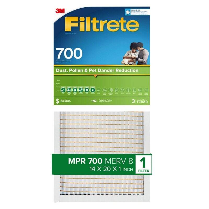 14-Inch X 20-Inch X 1-Inch, 700 MPR Air Filter 5 14-Inch X 20-Inch X 1-Inch, 700 MPR Air Filter