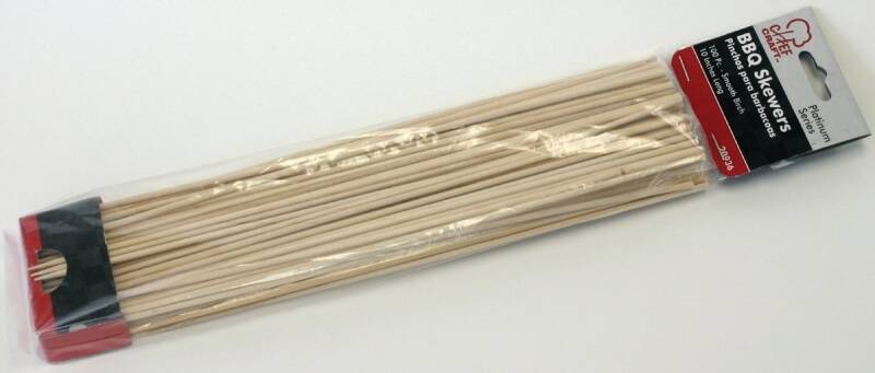 10-Inch Birch BBQ Skewer, 100 Count