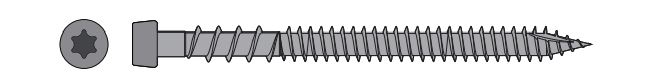 #10 x 2-3/4-Inch Brown Cap-Tor Xd Deck Screw, 100-Piece 1 #10 x 2-3/4-Inch Brown Cap-Tor Xd Deck Screw, 100-Piece
