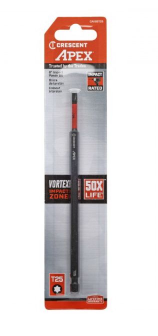 T25 x 6-Inch Torx Vortex Impact Power Bit 2 T25 x 6-Inch Torx Vortex Impact Power Bit
