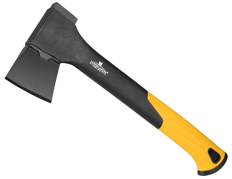 14-Inch Black And Yellow Axe Hatchet