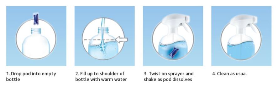 Windex Dissolve 0.2-Fluid Ounce Concentrated Pod Glass Cleaner 3 Windex Dissolve 0.2-Fluid Ounce Concentrated Pod Glass Cleaner
