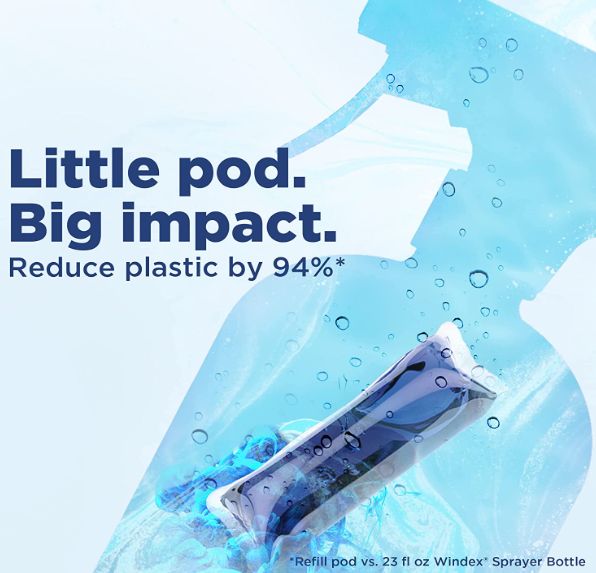 Windex Dissolve 0.2-Fluid Ounce Concentrated Pod Glass Cleaner 8 Windex Dissolve 0.2-Fluid Ounce Concentrated Pod Glass Cleaner