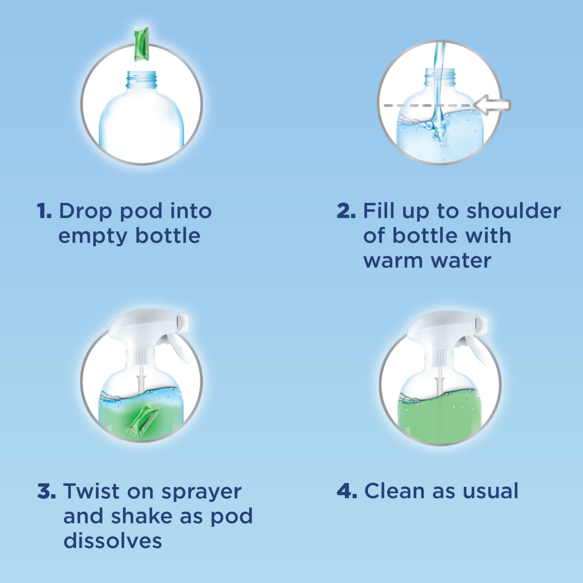 Scrubbing Bubbles® Dissolve™ Concentrated Pod Bathroom Cleaner Refill 2-Pack 3 Scrubbing Bubbles® Dissolve™ Concentrated Pod Bathroom Cleaner Refill 2-Pack