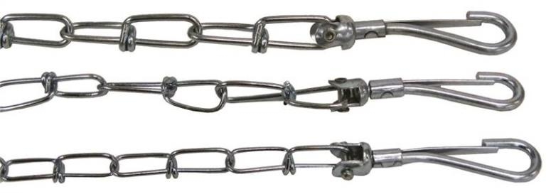 15-Foot Large Zinc Plated Steel Tie-Out Chain