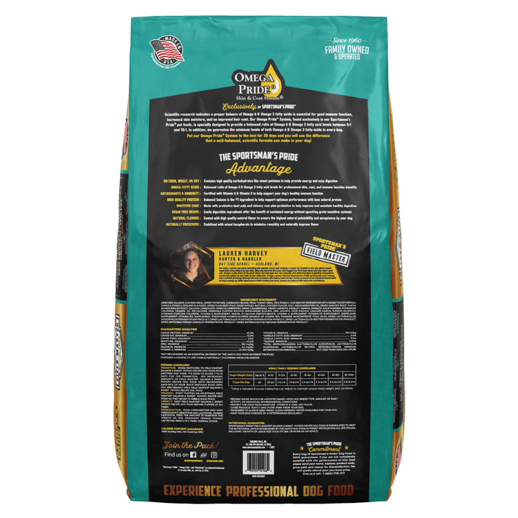 Field Master Grain-Free Salmon & Sweet Potato Dry Dog Food, 30-Pound 1 Field Master Grain-Free Salmon & Sweet Potato Dry Dog Food, 30-Pound
