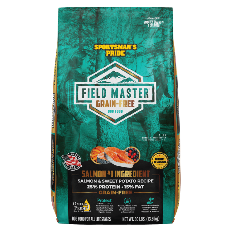 Field Master Grain-Free Salmon & Sweet Potato Dry Dog Food, 30-Pound 15 Field Master Grain-Free Salmon & Sweet Potato Dry Dog Food, 30-Pound