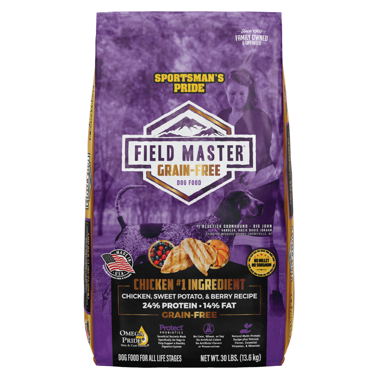 Field Master Grain-Free Chicken, Sweet Potato & Berry Dry Dog Food, 30-Pound 15 Field Master Grain-Free Chicken, Sweet Potato & Berry Dry Dog Food, 30-Pound