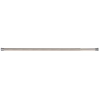 Brushed Nickel Tension Shower Curtain Rod 1 Brushed Nickel Tension Shower Curtain Rod