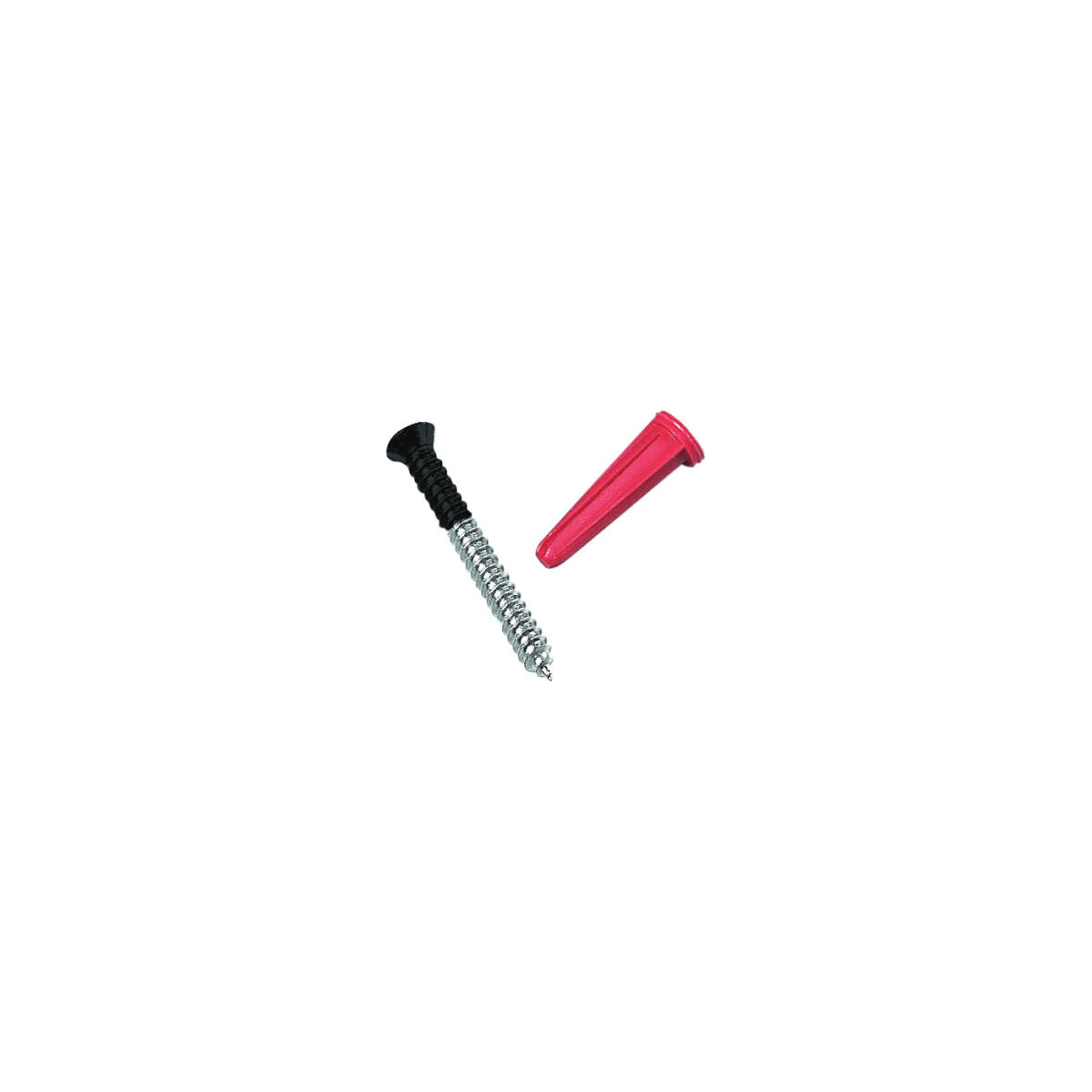 320-Pound Weight Capacity Wall Mounting Plastic & Steel Screw And Anchor