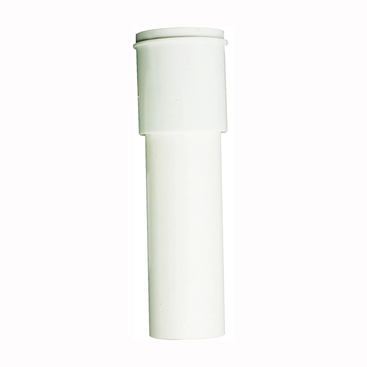 Plumb Pak PP911W Pipe Extension Tube, 1-1/2 x 1-1/2 in, 12 in L, Slip-Joint, Plastic, White