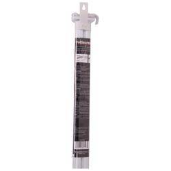 Adjustable Closet Rod, 48 To 72 In L, Steel, White