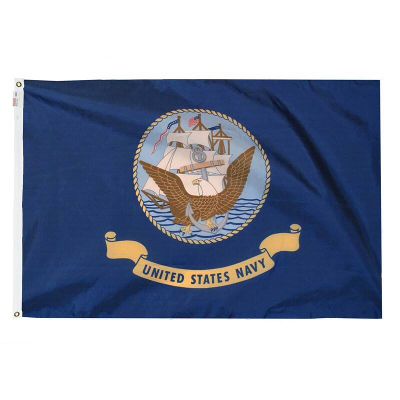3-Foot X 5-Foot Navy Military Flag 3 3-Foot X 5-Foot Navy Military Flag