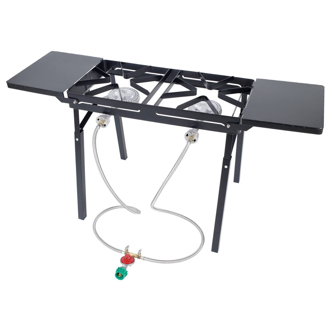 Double Burner Propane Stove/Shelves 1 Double Burner Propane Stove/Shelves
