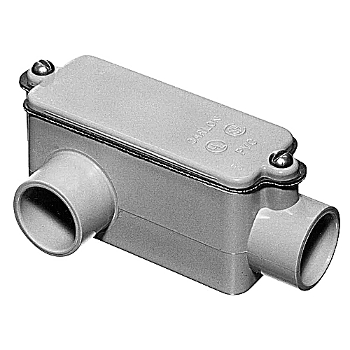 1/2-Inch Gray Schedule 40 & 80 Conduit Body 1 1/2-Inch Gray Schedule 40 & 80 Conduit Body